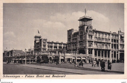 Nederland Holland Pays Bas Scheveningen Boulevard En Palace Hotel 1954 Metercut Flag - Scheveningen