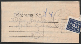 Telegram/ Telegrama - Luanda, Angola > Almodovar -|- Postmark - Almodovar. 1969 - Storia Postale