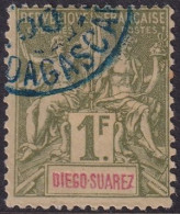 Diego Suarez 1894 Sc 50 Yt 50 Used Large Thin - Gebruikt