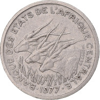 Monnaie, États De L'Afrique Centrale, 50 Francs, 1977, Paris, TTB, Nickel - República Centroafricana