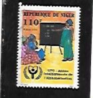 TIMBRE OBLITERE DU NIGER DE  1990 N° MICHEL  1089 - Niger (1960-...)