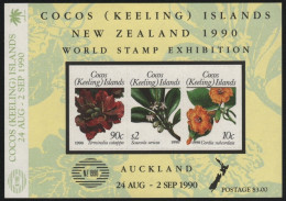 Kokos-Inseln 1990 - Mi-Nr. Block 10 ** - MNH - Pflanzen / Plants - Isole Cocos (Keeling)