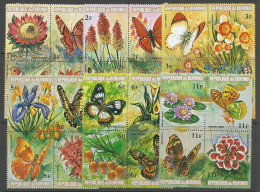 Burundi COB 580/603 Série Complète MNH / ** 1973 COB: 65,00€ Papillons Butterflies - Ongebruikt