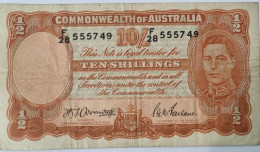 Australia 10 Shillings 1942 P-25 B Very Fine Look At The Picture - 1938-52