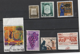 Israel   1977  Lot De 8 Timbres  Tabira - Usados (sin Tab)