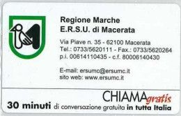 CHIAMAGRATIS NUOVA DT 845 ERSU MACERATA - Private-Omaggi