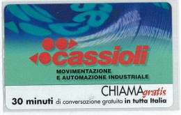 CHIAMAGRATIS NUOVA DT 898 CASSIOLI - Private-Omaggi