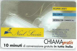 CHIAMAGRATIS NUOVA DT 916 NICOL SERVICE - Private-Omaggi