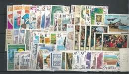 1979 MNH Spain Complete Year Postfris** - Années Complètes