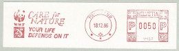 Schweiz / Helvetia 1986, Freistempel / EMA / Meterstamp WWF Panda Gland - Other & Unclassified