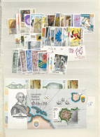 1988 MNH Spain Complete Year Postfris** - Full Years