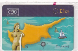 CYPRUS - Aphrodite & Map, CallSat Telecom Promotion Prepaid Card(Cyprus Collector"s Club), Tirage 1000, 10/03, Mint - Zypern