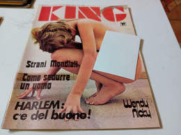 RIVISTA KING -NUMERO  7- LUGLIO 1973 - Gezondheid En Schoonheid