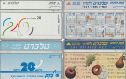 LOTTO 4 SCHEDE TELEFONICHE ISRAELE  (CE0235 - Israel