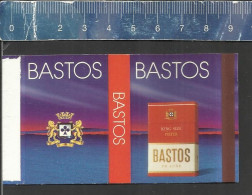 BASTOS KING SIZE FILTER SIGARETTEN (CIGARETTES TABAK TABAC TOBACCO) - MATCHBOX SKILLET BELGIUM - Boites D'allumettes - Etiquettes