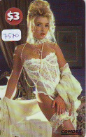 Télécarte USA * EROTIQUE (7570) Mint $ 3.00 EROTIC PHONECARD * BATHCLOTHES  FEMME SEXY LADY LINGERIE - Mode