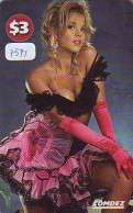 Télécarte USA * EROTIQUE (7571) Mint $ 3.00 EROTIC PHONECARD * BATHCLOTHES  FEMME SEXY LADY LINGERIE - Moda