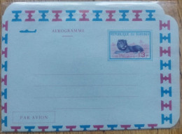 Burundi Aerogramme Lion - Covers & Documents