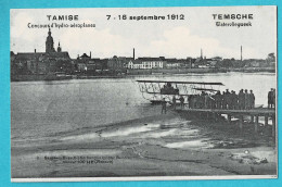 * Temse - Tamise (Oost Vlaanderen) * (Sanchez - Besa, Biplan Français) Concours Hydro Aéroplanes, Avion, Vliegtuig 1912 - Temse