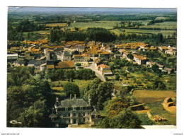 86 USSON Du POITOU Vers Gencay Belle Vue Panoramique Aérienne Château De La Buthière En 1981 - Gencay