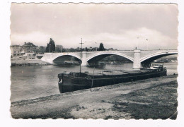 Delcampe - B-9795  SEILLES : Le Pont Sur La Meuse ( Bateau, Barque, Schip, ) - Andenne