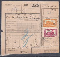 Vrachtbrief Met Stempel ZEEBRUGGE VISCHMIJN - Documentos & Fragmentos