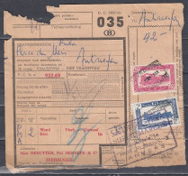 Vrachtbrief Met Stempel ZEEBRUGGE VISCHMIJN - Dokumente & Fragmente