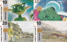 LOT 4 PHONE CARD SVIZZERA (PV594 - Suisse