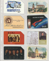 LOT 8 PHONE CARDS POLONIA (PV45 - Pologne