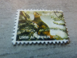 Umm Al Qiwain - Animaux En Voie De Disparition - Ecureuil - Val 1 Riyal - Air Mail - Oblitéré - Année 1972 - - Nager