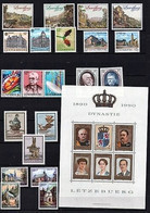 LUXEMBOURG,LUXEMBURG,1990, Mi.NR 1236-1262, Y&T 1186-1212,JAHRGANG KPL , Complete Year , POSTFRISCH - Années Complètes