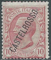 1924 CASTELROSSO EFFIGIE 10 CENT MNH ** - I29-7 - Castelrosso