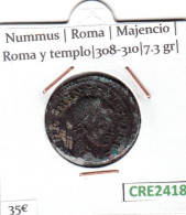 CRE2418 MONEDA ROMANA NUMMUS VER DESCRIPCION EN FOTO - Provincia