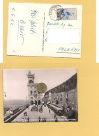 12213 SAN MARINO 1952 LIRE 10 ISOLATO Card Animata - Covers & Documents