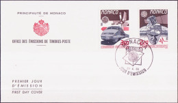 Europa CEPT 1988 Monaco FDC1 Y&T N°1626 à 1627 - Michel N°1859 à 1860 - 1988