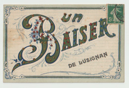 Carte Fantaisie Un Baiser De Lusignan Vienne - Lusignan