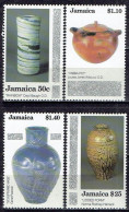 Jamaika / Jamaica - Mi-Nr 802/805 Ungebraucht / MNH ** # Keramik / Ceramic (U688) - Porcelaine