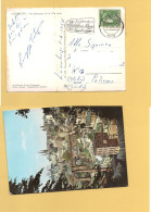 12216 Lussemburgo 1958 Stamp 80c Isolato Card Gare CROCE ROSSA Annullo - Storia Postale
