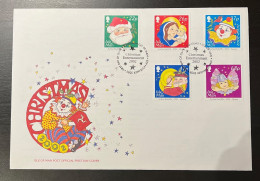 Isole Di MAN 2002 Europa Cept " Natale " FDC - 1992