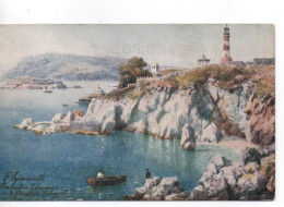 RAPHAEL TUCKS OILETTE ART POSTCARD - PLYMOUTH -DEVON - NO. 7954 - LIGHTHOUSE - UNUSED AND IN GOOD CONDITION - Plymouth