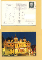 12226 PRINCIPATO DI MONACO 1975 Stamp 60c Isolato Card Casinò ANNULLO - Storia Postale