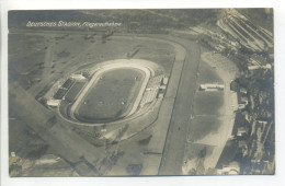 Carte Photo  Original Fotokarte - Deutschland - BERLIN-GRUNEWAL -Deutsches Stadion Fliegeraufnahme - Grunewald