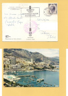 12230 PRINCIPATO DI MONACO 1966 Stamp 30c Isolato Card BLASON ANNULLO - Lettres & Documents