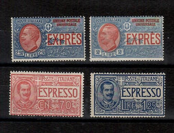 Italia 1925/26 Espressi ( Sass.11/14) **MNH / VF - Express Mail