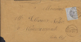 Luxembourg - Luxemburg - Lettre  1865    Michel 17b - 1859-1880 Armoiries