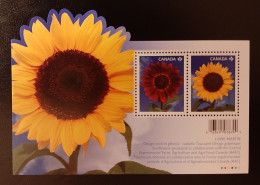 Canada  2011 MNH Sc 2440**  P  Sunflowers Souvenir Sheet - Unused Stamps