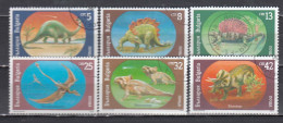 Bulgaria 1990 - Prehistoric Animals, Mi-Nr. 3840/45, Used - Usados