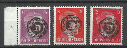 Germany Deutschland Lokalausgabe 1945 LÖBAU Michel 7 - 8 & 10 MNH - Mint