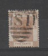 HONG-KONG:  1863/77  VICTORIA  -  2 C. USED  STAMP  -  YV/TELL. 8 - Gebruikt