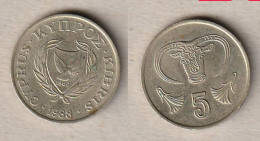 00639) Zypern, 5 Cents 1988 - Chipre